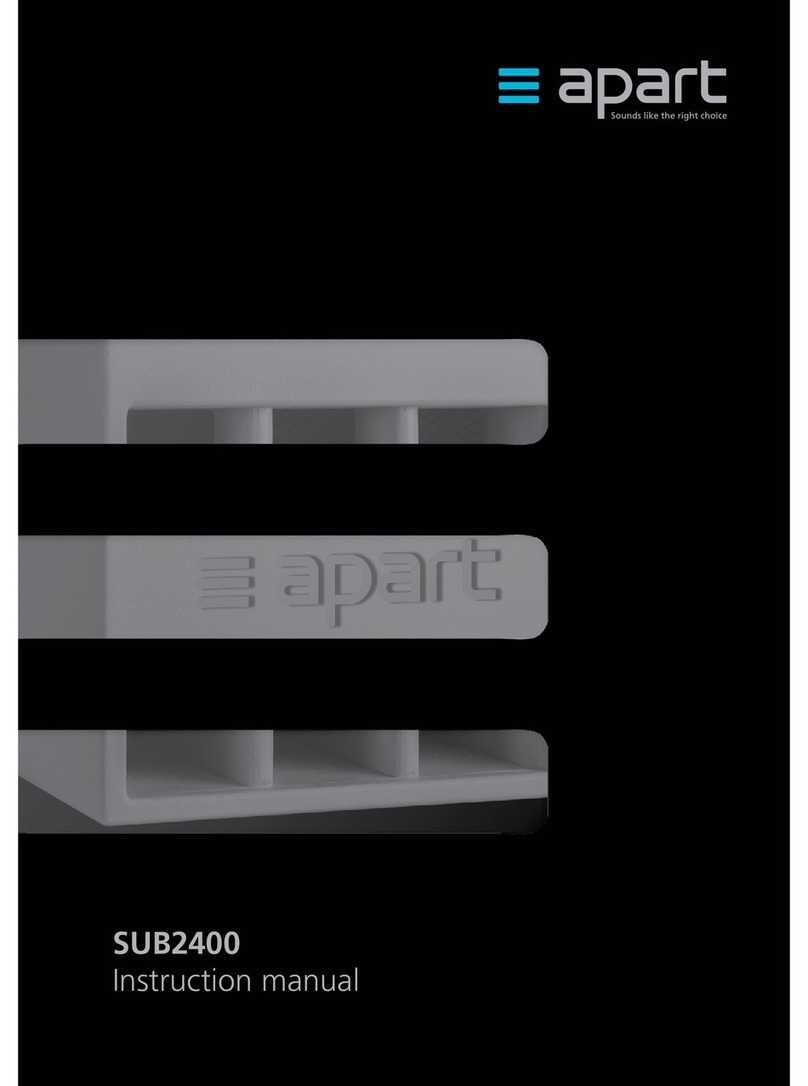 APART sub2400 instruction manual