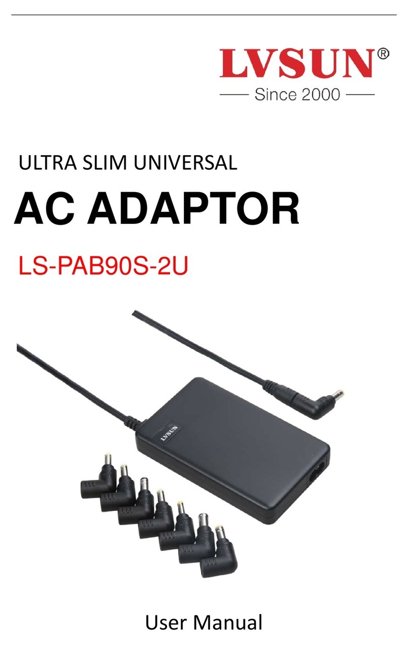 LVSUN LS-PAB90S-2U user manual