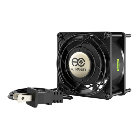 AC Infinity AXIAL 8025 User manual