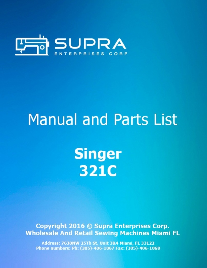 Singer 321C - User manual
