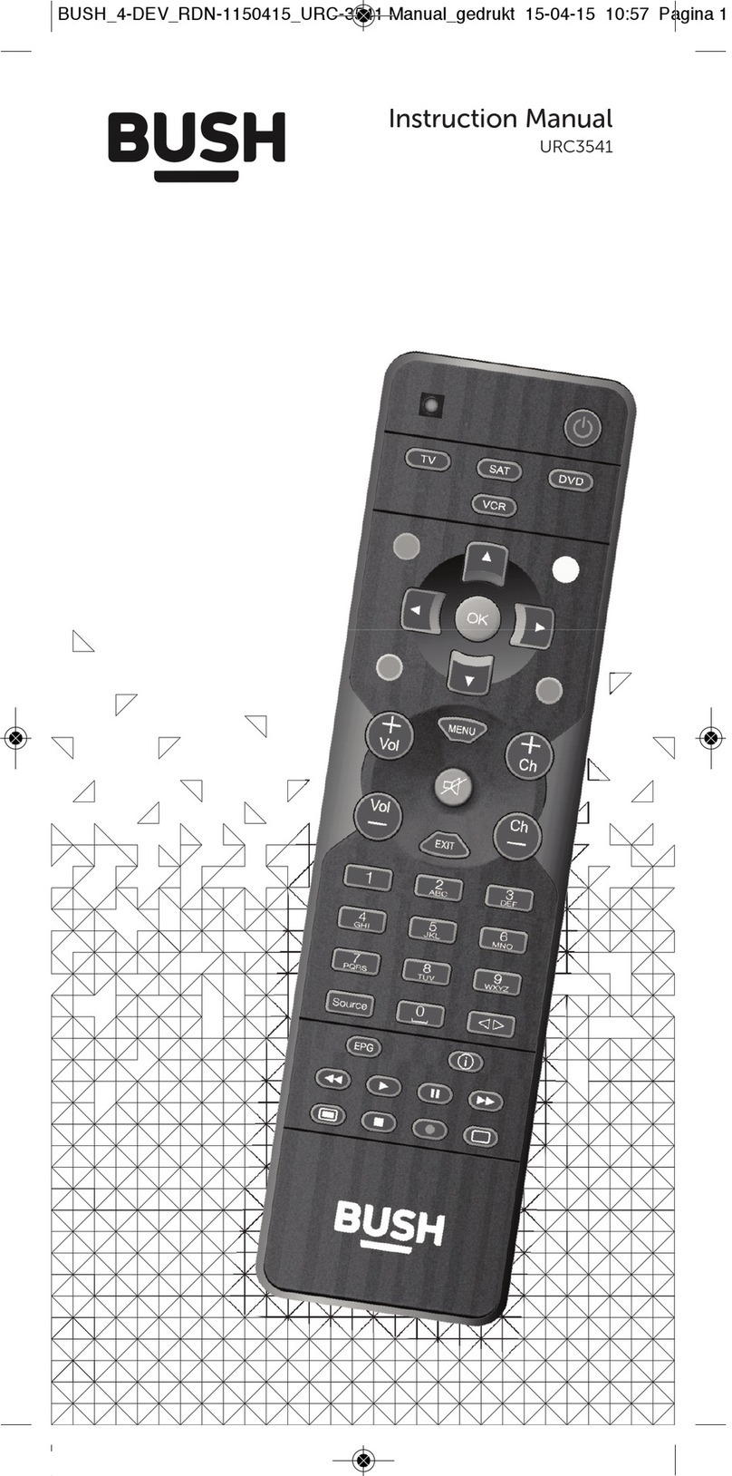 Bush URC3541 instruction manual