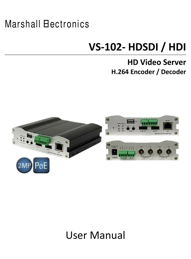 Marshall Electronics VS-102 HDSDI/HDI user manual