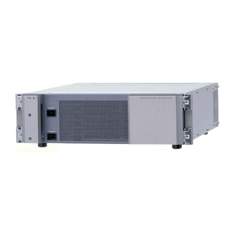 Sony DCU-8000 installation manual