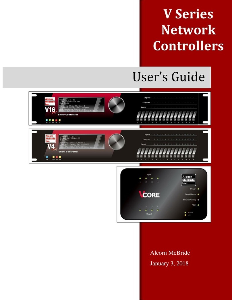 Alcorn Mcbride V16Pro User manual