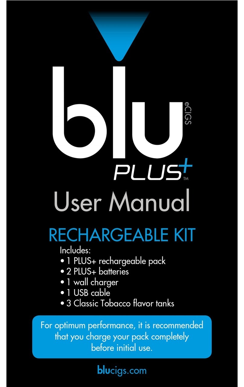 blu eCigs PLUS+ user manual