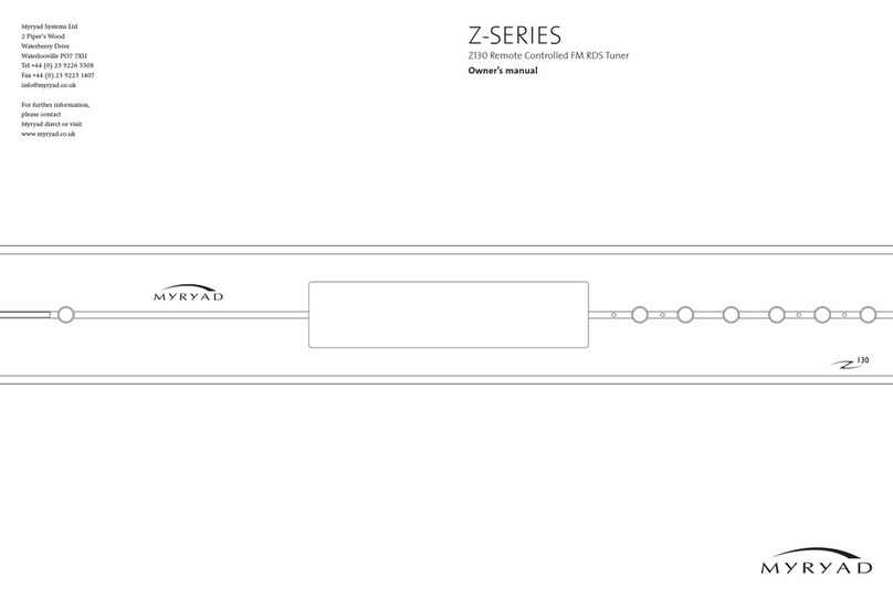 Myryad Z130 owner's manual