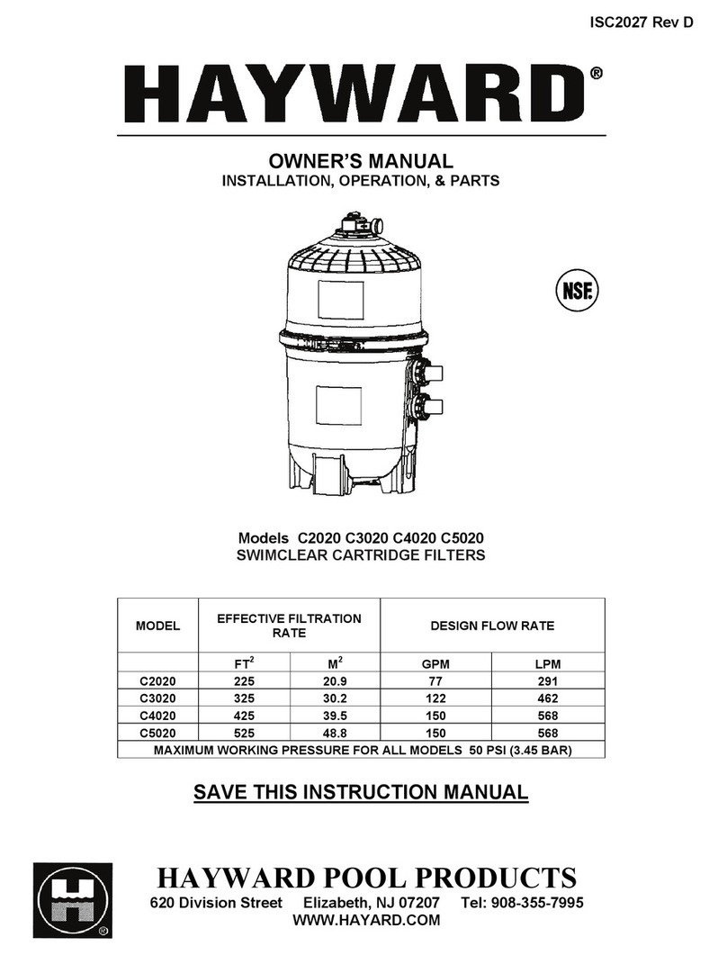 Hayward SwimClear C3020 owner's manual
