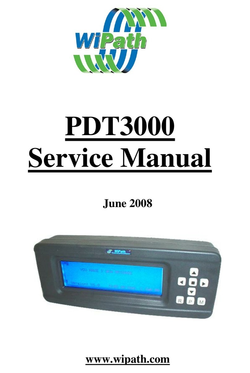 WiPath PDT3000 Service manual