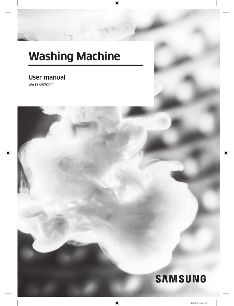 Samsung WA11M8700 Series User manual