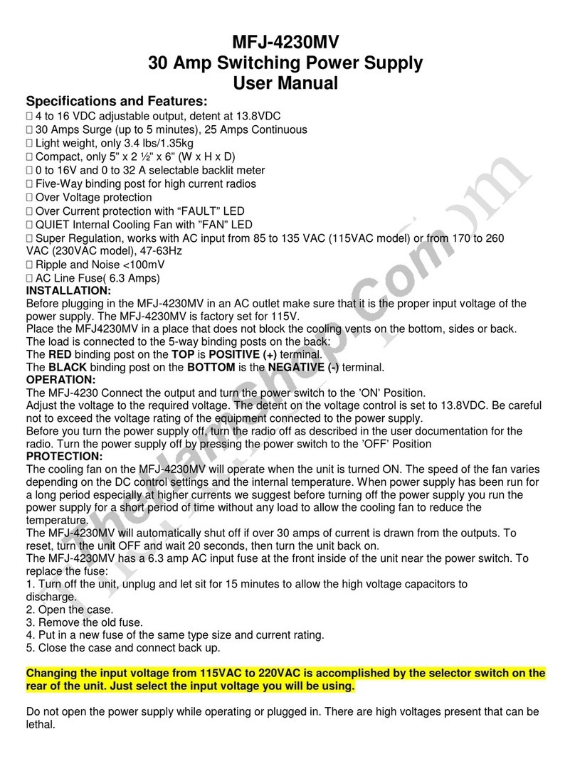 MFJ MFJ-4230MV user manual