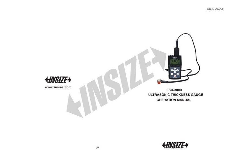 insize ISU-300D Operation manual