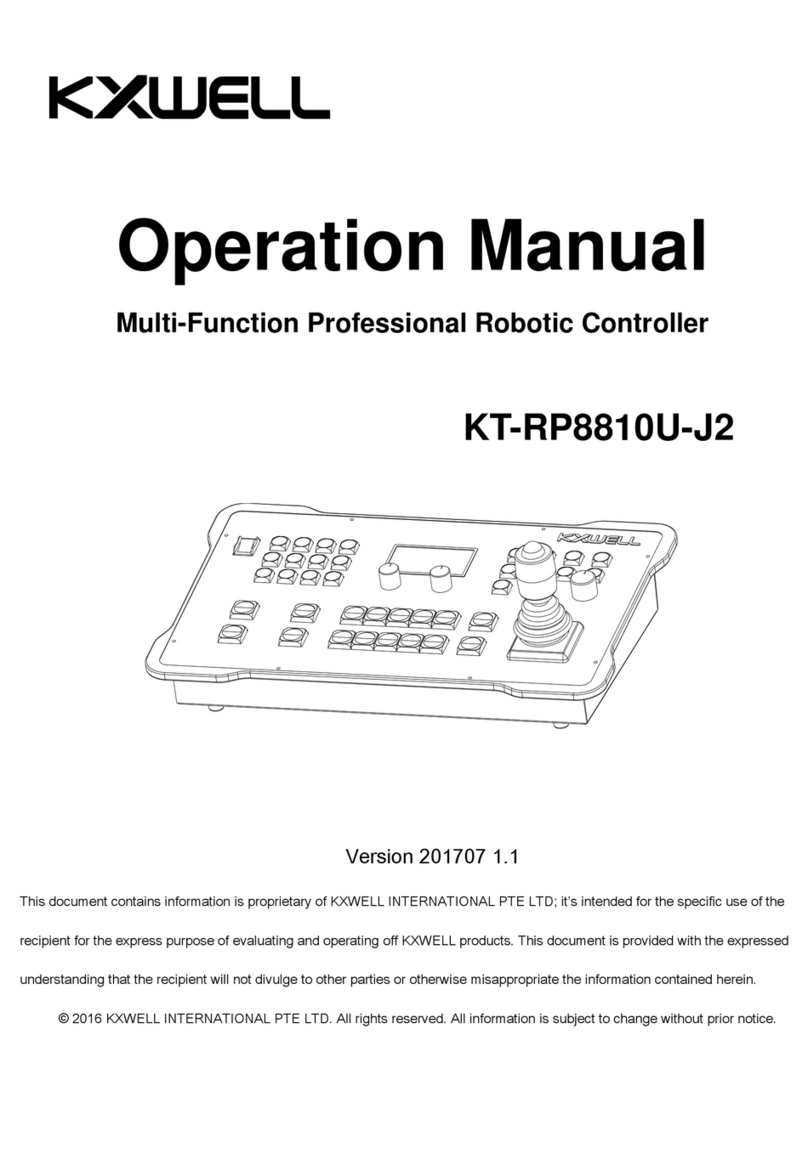 KXWELL KT-RP8810U-J2 Operation manual