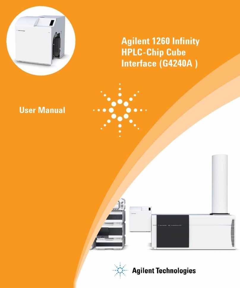 Agilent Technologies 1260 Infinity User manual Agilent Technologies 1260 Infinity User manual
