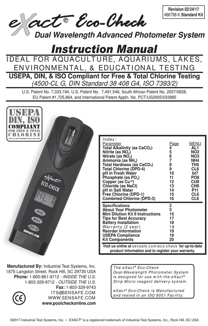 eXact Eco-Check instruction manual