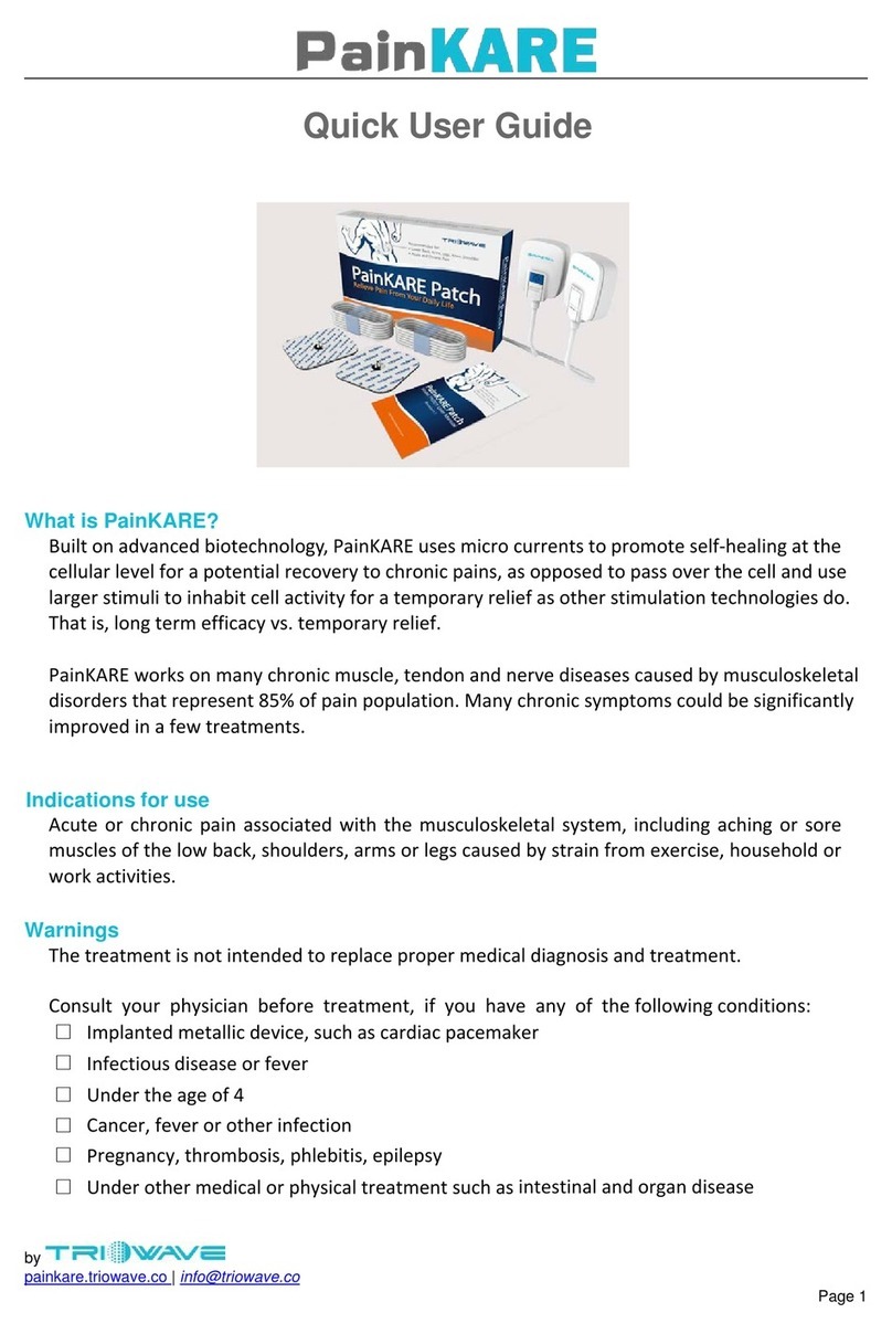 Triowave PainKARE Quick user guide