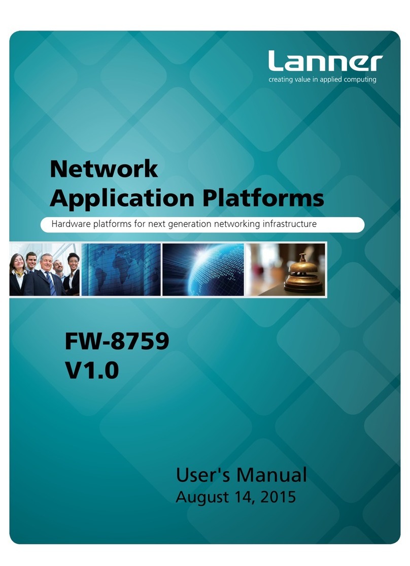 Lanner FW-8759 User manual