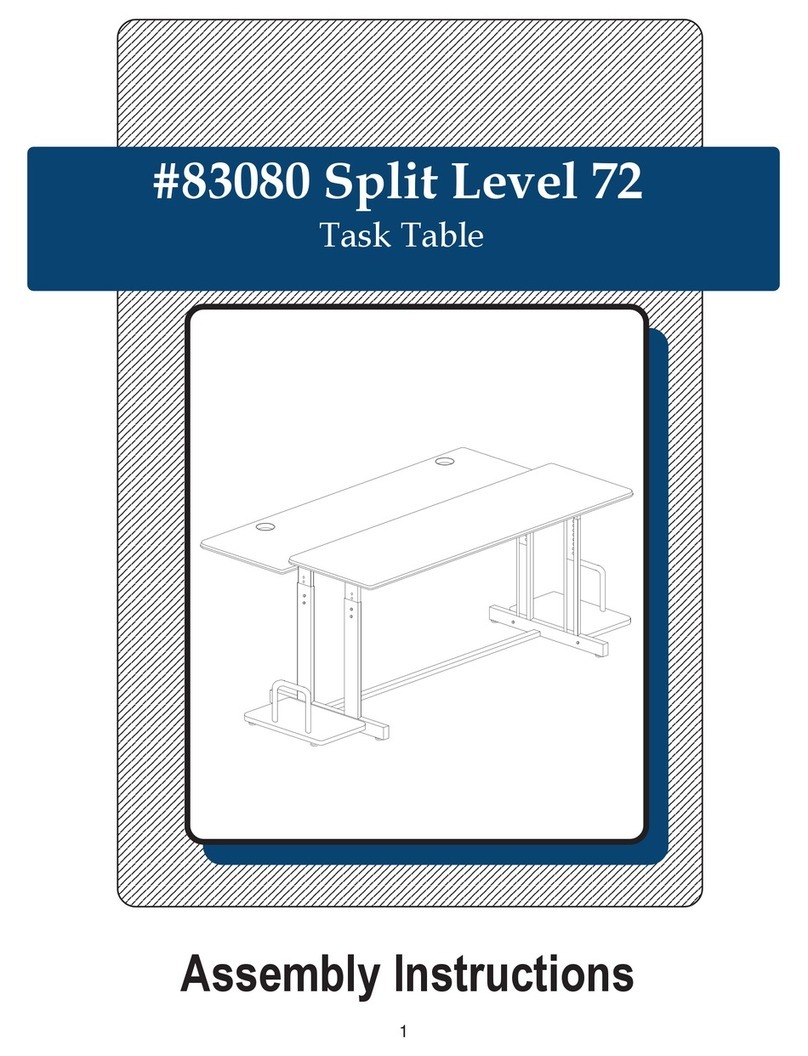 Touchboards 83080 Split Level 72 Assembly instructions