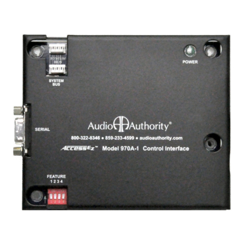 Audio Authority 970A-1 user manual