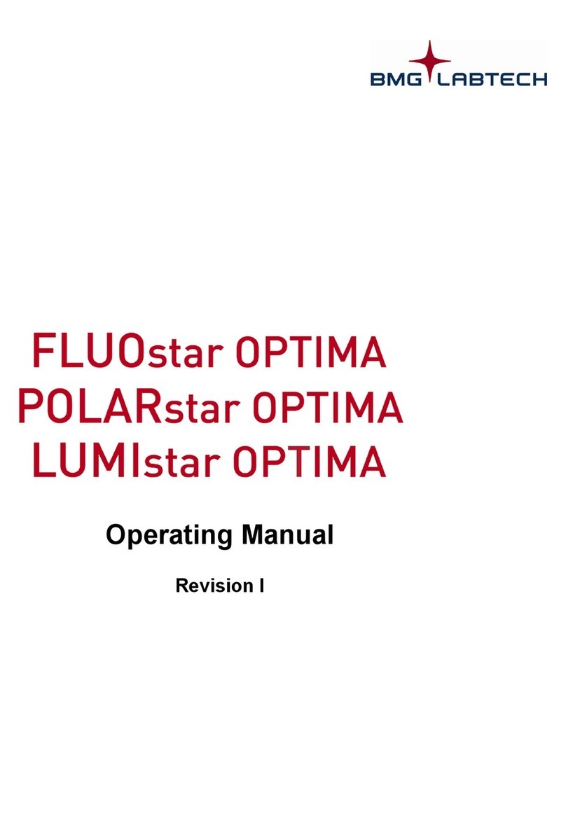 BMG Labtech FLUOstar OPTIMA operating manual