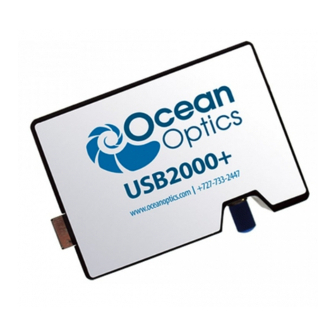 Ocean Optics USB2000 Installation and operation manual
