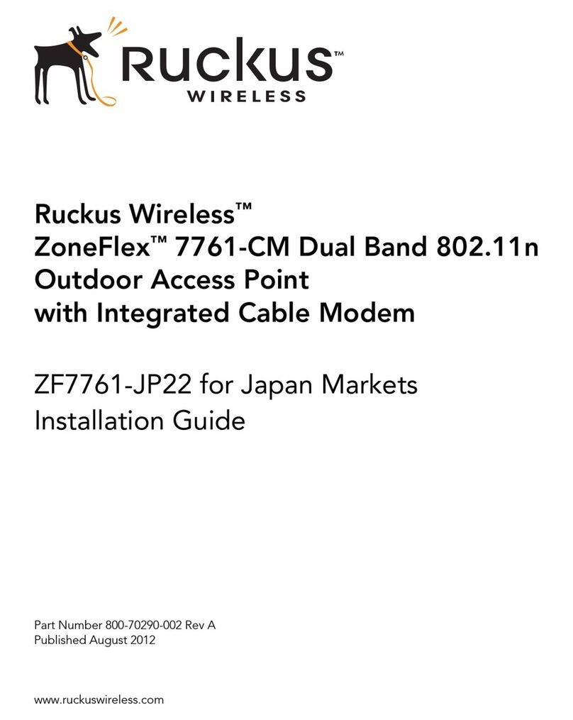 Ruckus Wireless ZoneFlex 7761-CM User manual