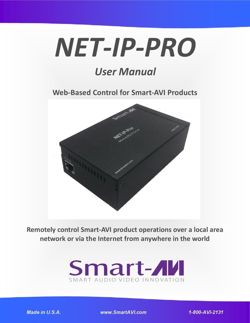 SMART-AVI NET-IP-PRO user manual