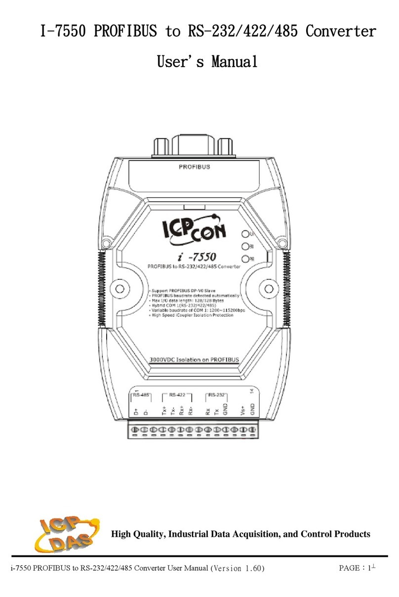 ICPDAS I-7550 User manual