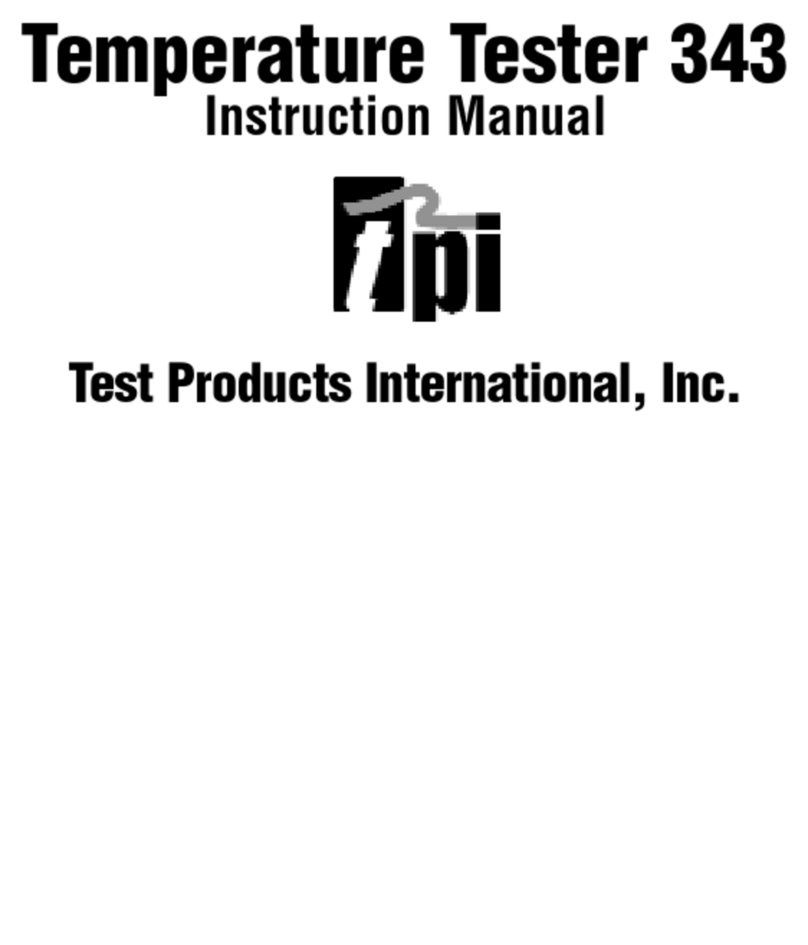 Test Products International 343 instruction manual Test Products International 343 instruction manual