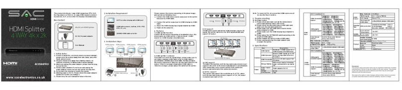 SAC AE0584PRO user manual