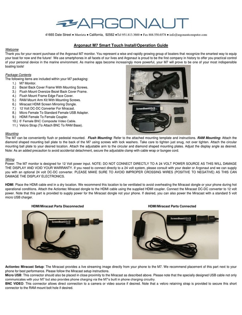 Argonaut M7 Installation and operation guide