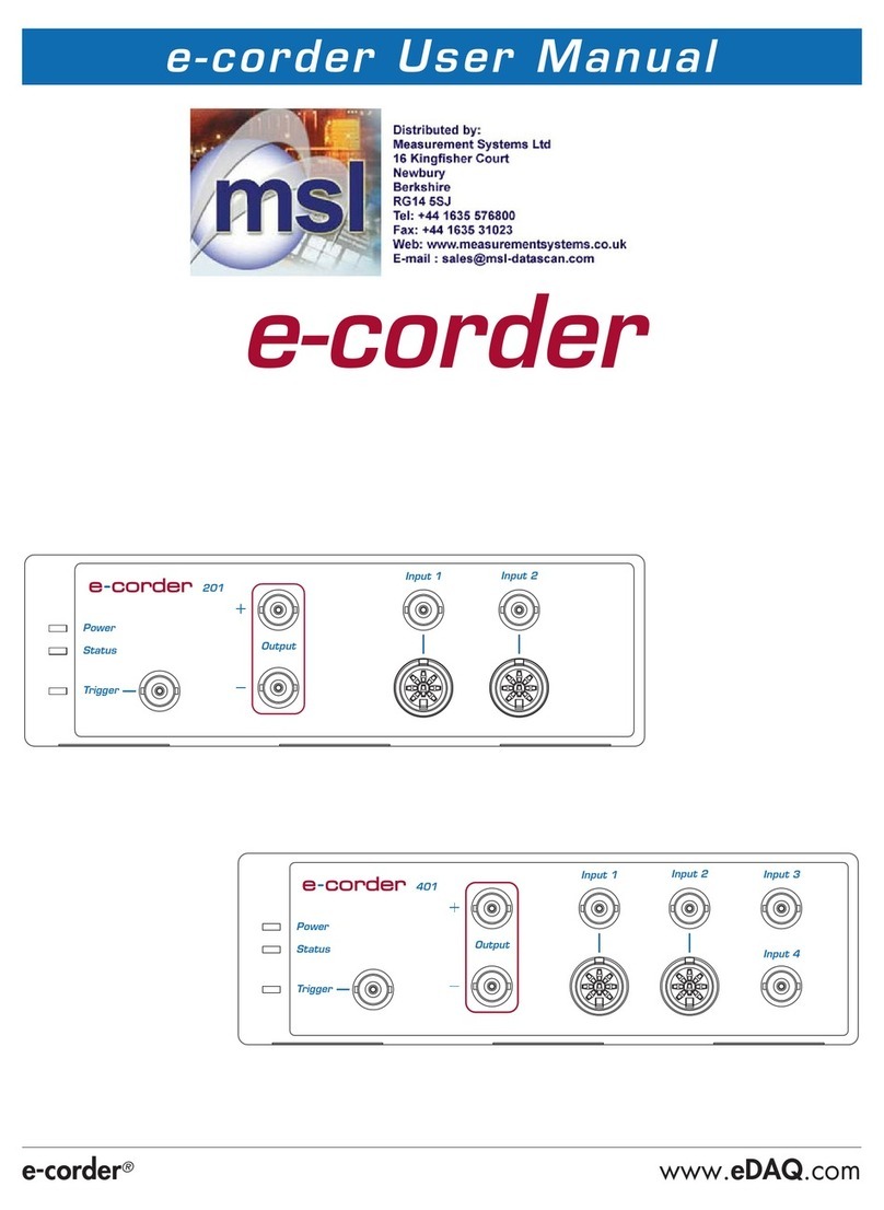 eDAQ e-corder user manual