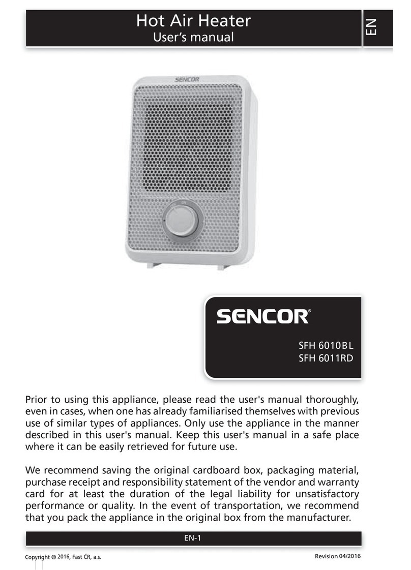 Sencor SFH 6010BL user manual
