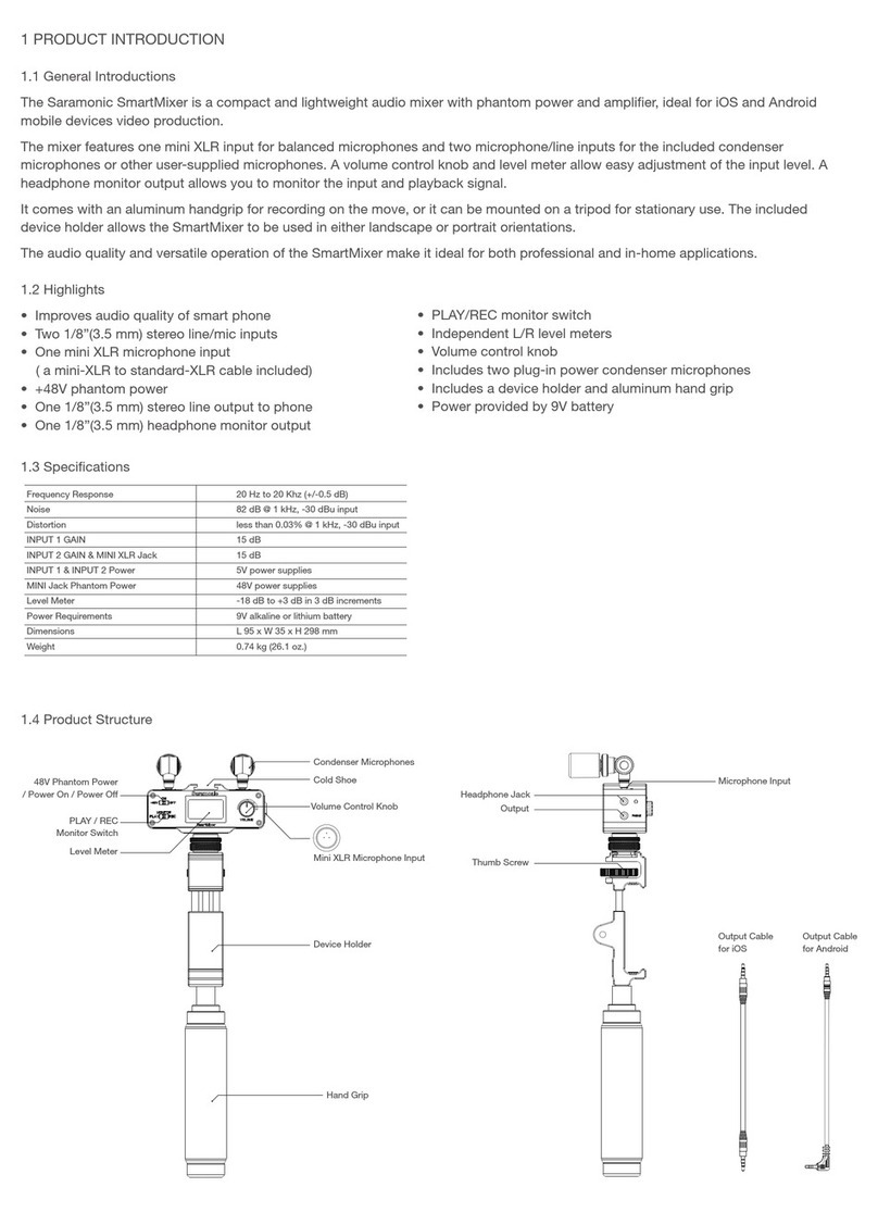 Saramonic SmartMixer user manual