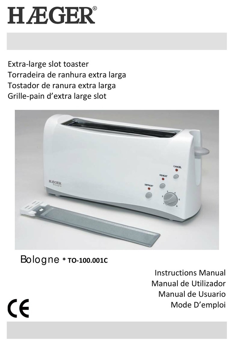 HAEGER Bologne TO-100.001C instruction manual