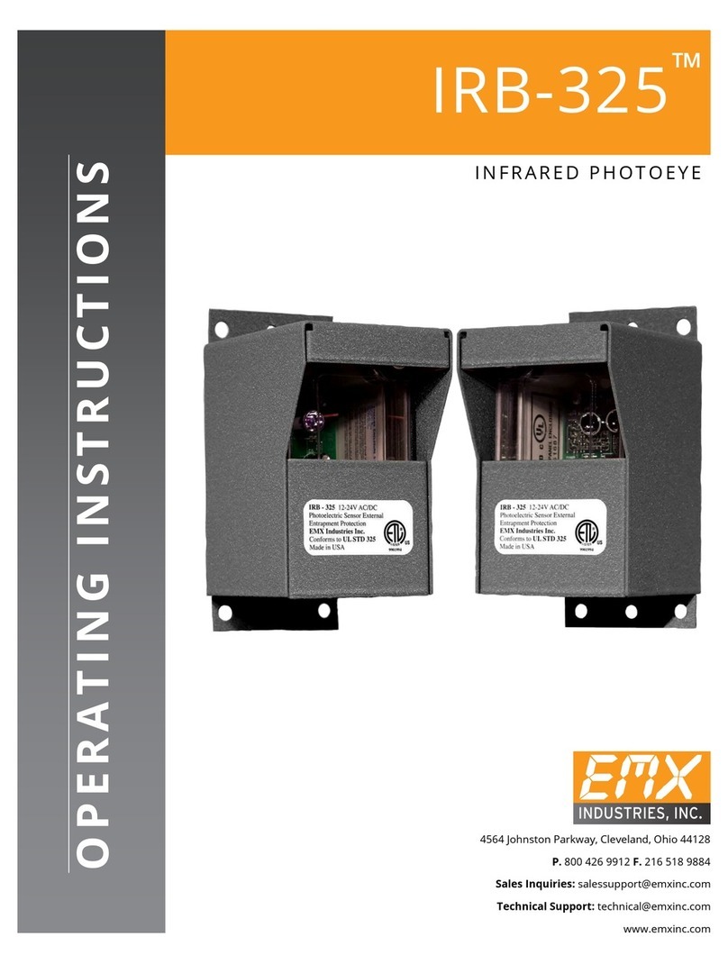 EMX IRB-325 operating instructions