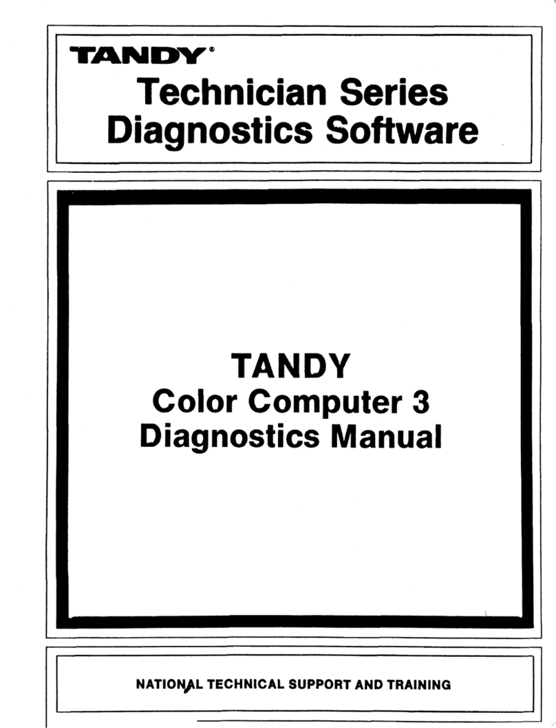 Tandy Color Computer 3 TRS-80 User manual Tandy Color Computer 3 TRS-80 User manual