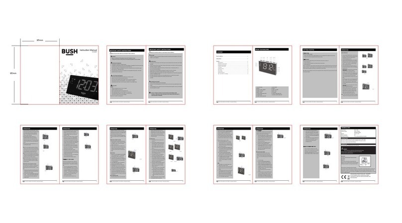 Bush CR-828P User manual