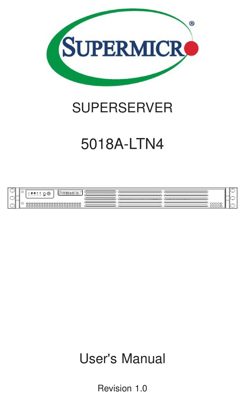 Supermicro SUPERSERVER 5018A-LTN4 User manual Supermicro SUPERSERVER 5018A-LTN4 User manual