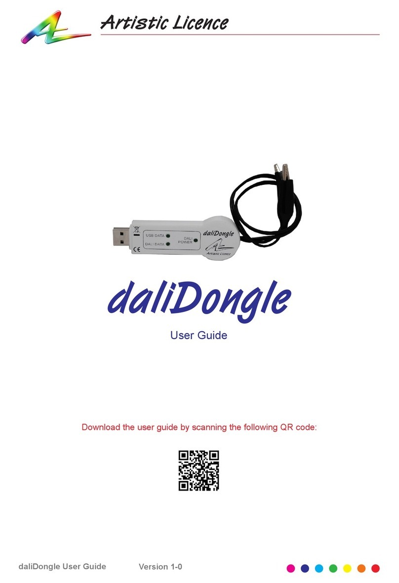 Artistic License daliDongle User manual