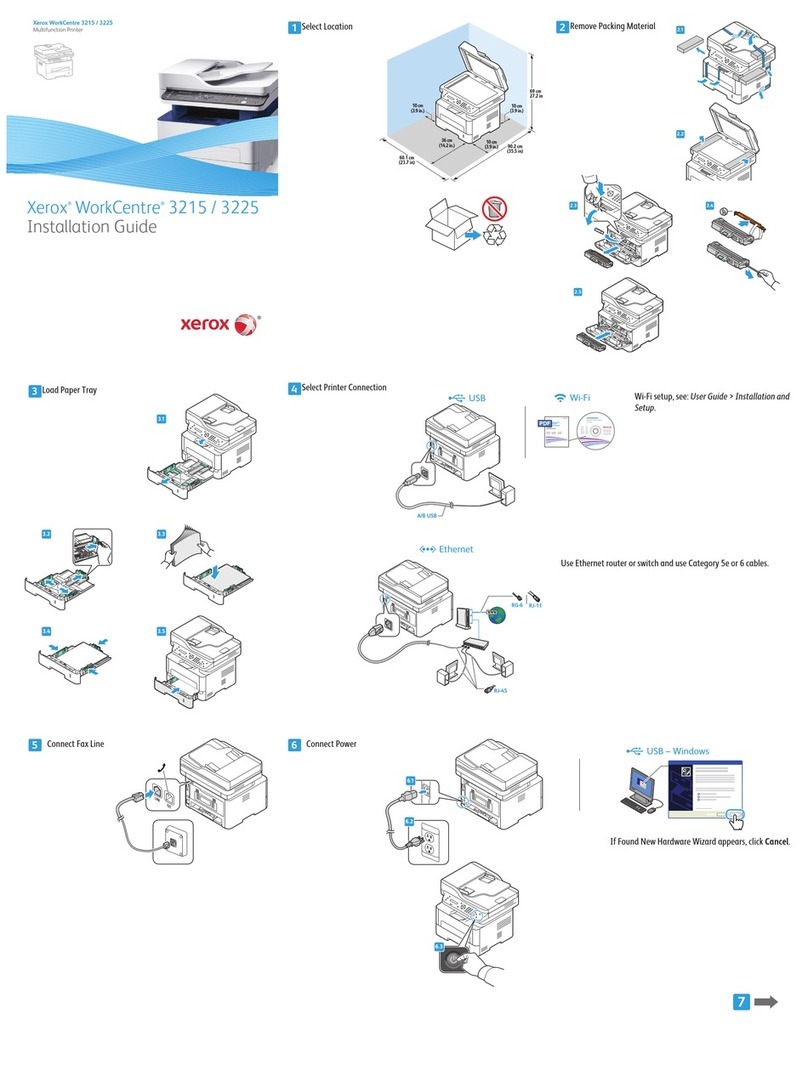 Xerox WorkCentre 3215 User manual Xerox WorkCentre 3215 User manual