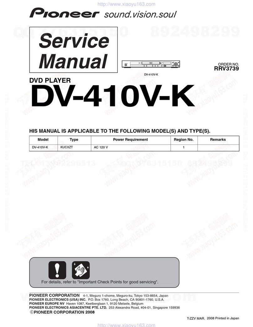 Pioneer DV-410V-K User manual