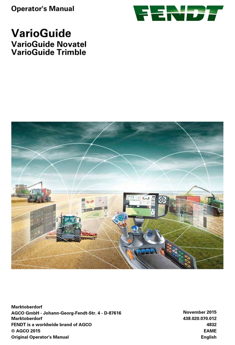FENDT varioguide Operator's manual