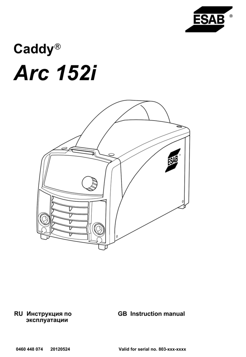 ESAB Caddy Arc 152i User manual