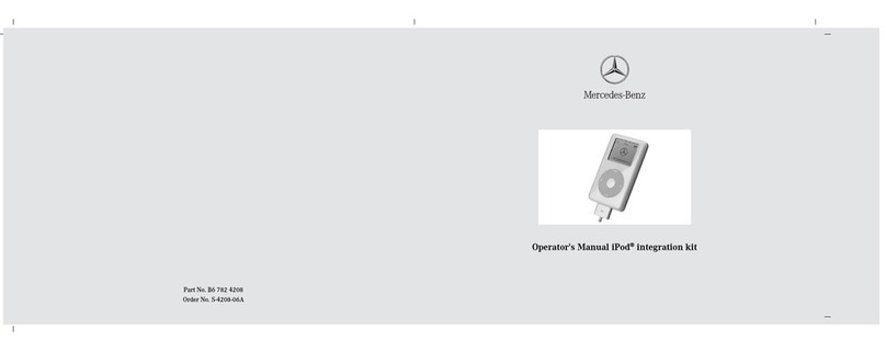 Mercedes-Benz iPod Integration Kit Operator's manual