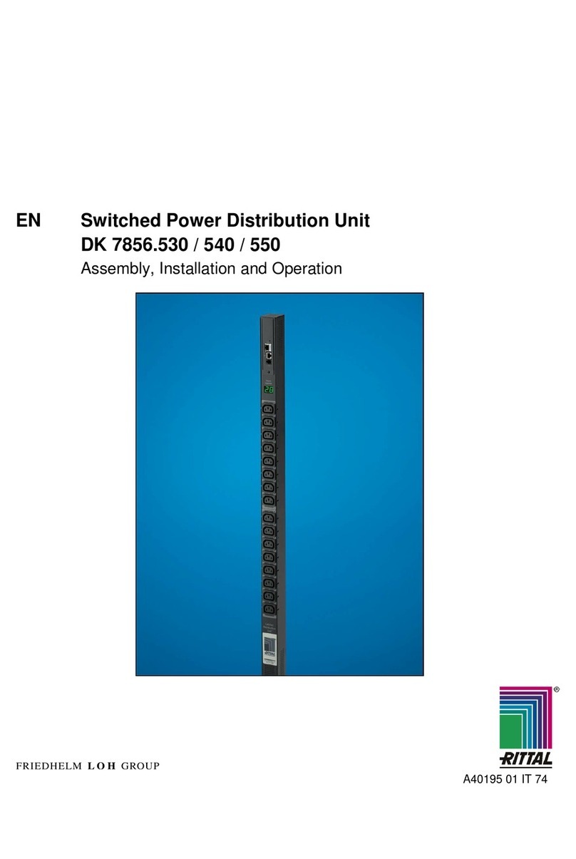 Rittal DK 7856.540 Assembly, Installation and Operation
