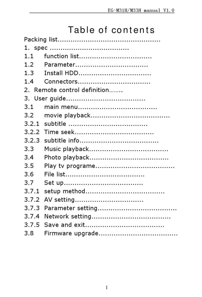Egreat EG-M33H User manual