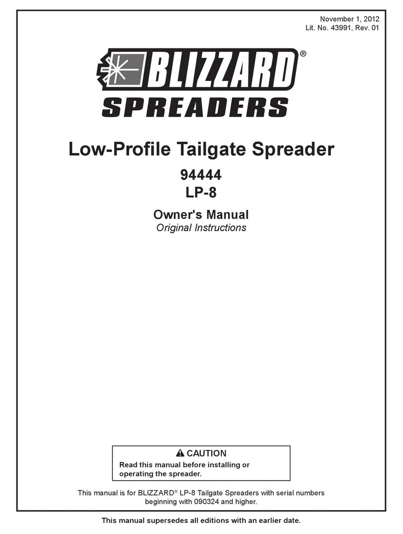 Blizzard LP-8 owner's manual