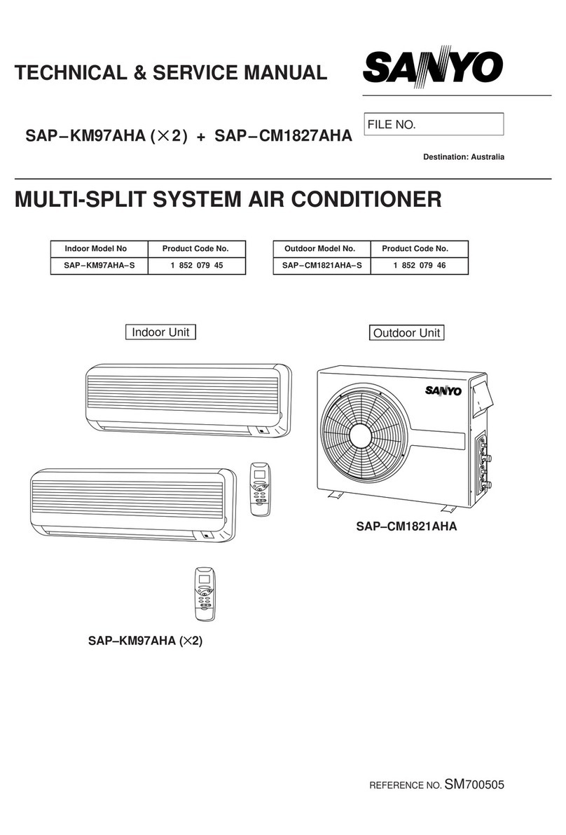 Sanyo SAP-KM97AHA Operating manual Sanyo SAP-KM97AHA Operating manual