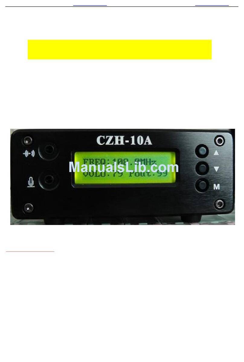 FMUser CZH-10A User manual