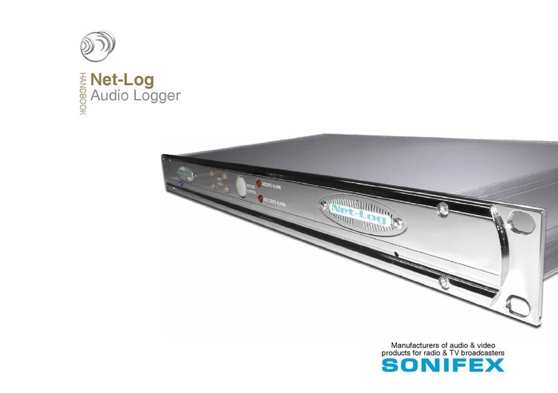 Sonifex Net-Log Handbook Sonifex Net-Log Handbook
